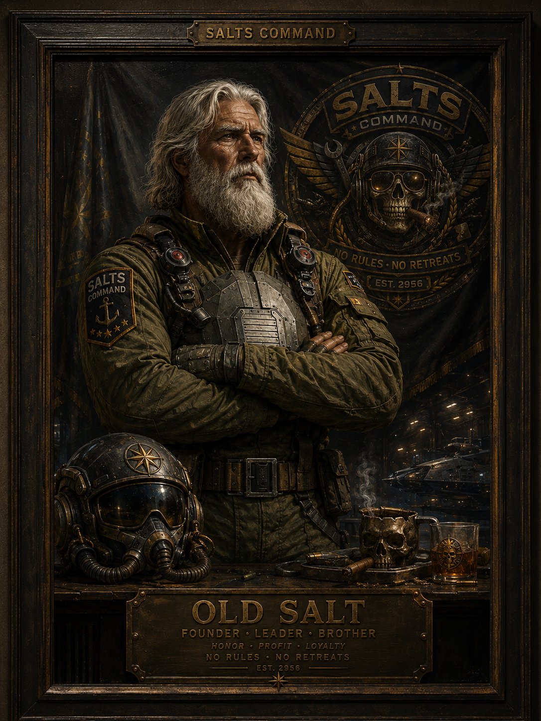 Old Salt, figurehead and head honcho of Salts Command