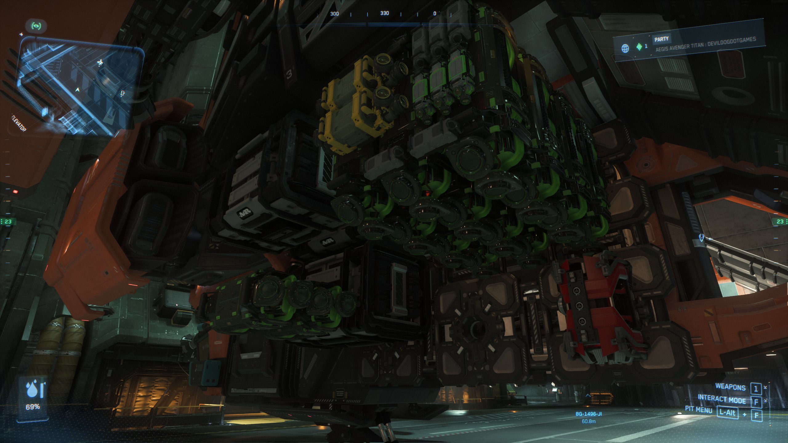 A RAFT loaded with ship components for trade